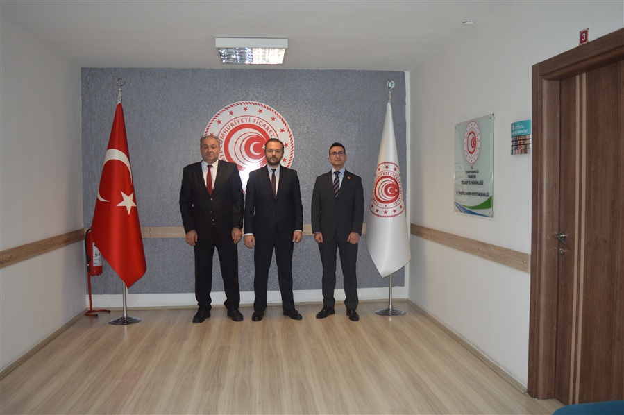 İÇ TİCARET GENEL MÜDÜRLÜĞÜ DAİRE BAŞKANI SAYIN ÖZGÜR KARACAOĞLU İL MÜDÜRLÜĞÜMÜZÜ ZİYARET ETTİ.